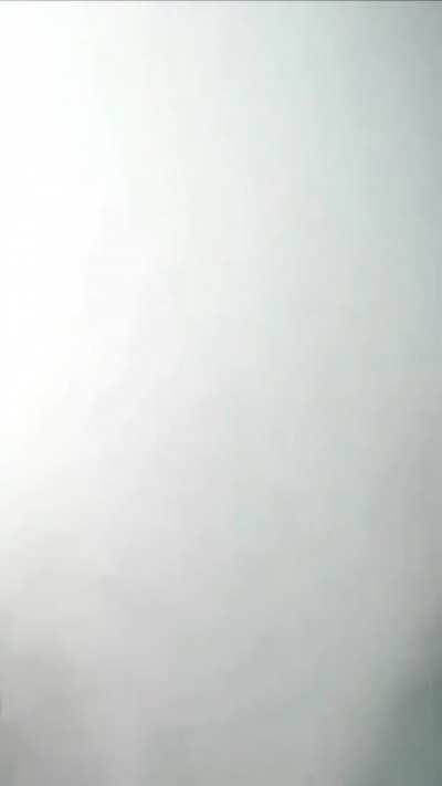 Trying to clear snow off the roof