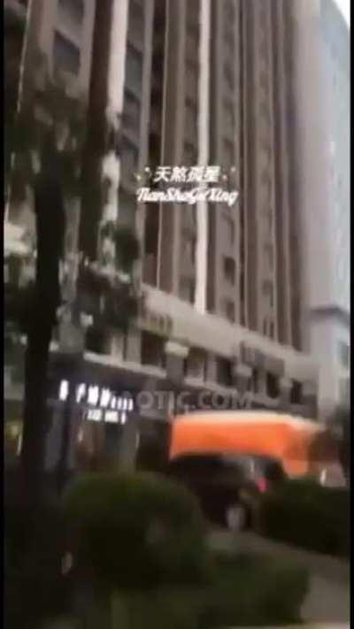 Falling Off Building.