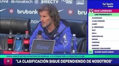 Insúa, DT de San Lorenzo: 