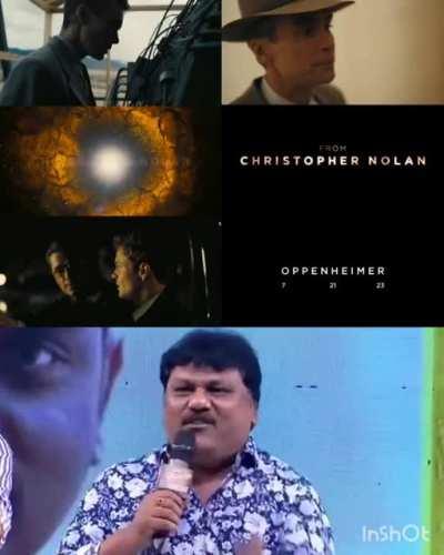 Theatre ki velaka Mee seat kindha check cheskondi frends, experience kosam bombulu pettina pedatadu Nolan maawa