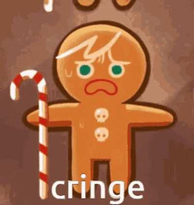 BRUH IM CRYING SOMEONE IN LAST PERIOD THOUGH GINGERBRAVE WAS FROM SHREK