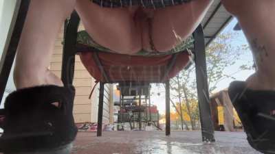 Love pissing outside