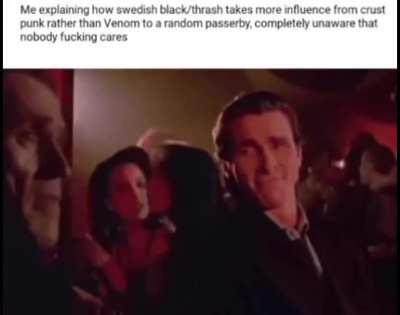 You will sit in the chair, you will put on these headphones and you will listen to me elaborate how Venom covers are better than the original songs