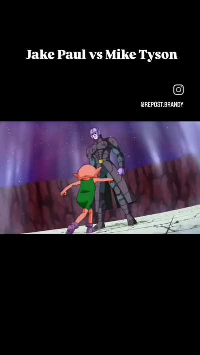 Jake paul vs mike tyson be like