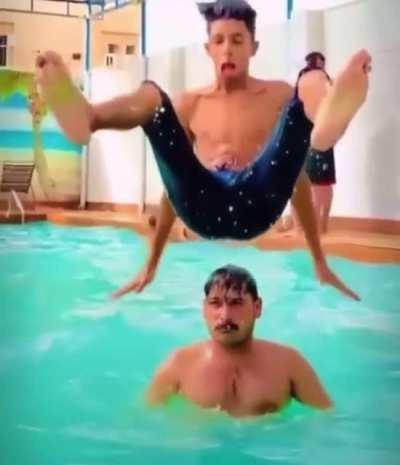 To have fun in a pool