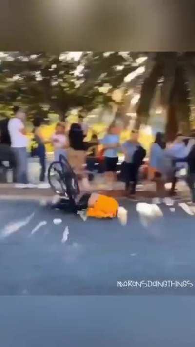 And that’s why you wear a helmet - a nice meat crayon I found on Instagram