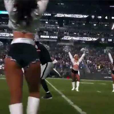 The camera man getting the perfect shot of Carr.