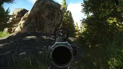 Thought I heard someone and went stealth mode, got jump scared instead