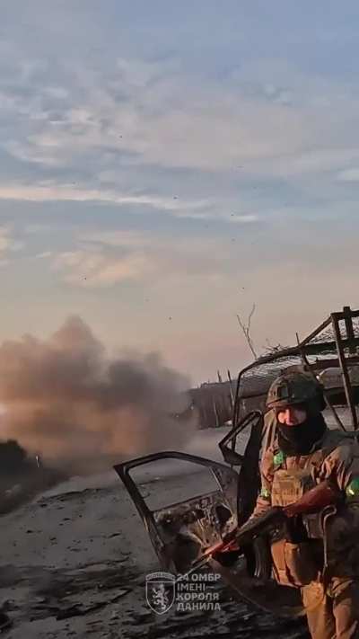 Ukrainian soldiers shot Russian ambush drones. Kostiantinivka direction. Published 09.04.2026