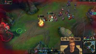 Starting off laning phase with some style points