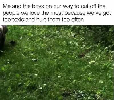 I feel so empty without them laugh out loud