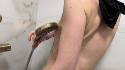 My butt may be small and pale, but when water touches it it turns to boiling water