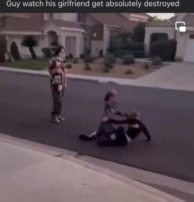 He watched & recorded his girlfriend getting beat up