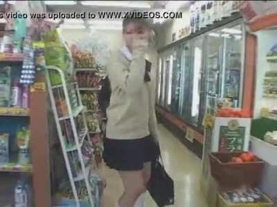 Japanese Girl Getting Fucked In A Convenience Store