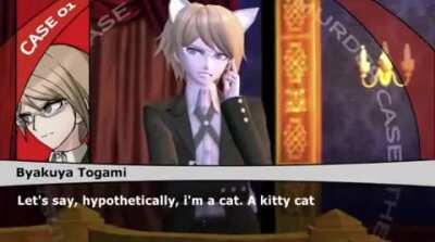 Byakuya is a kitty cat
