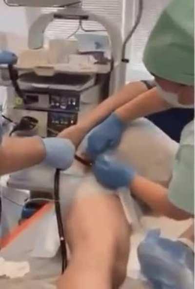 Getting some constipation relief from the doctor