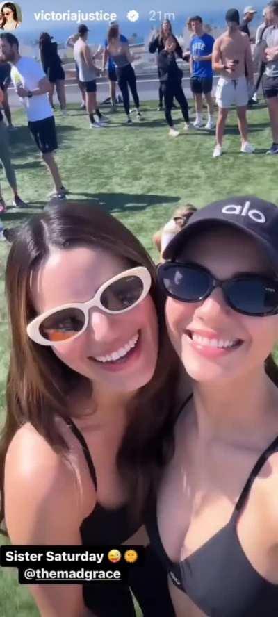 Victoria instagram story. 17-03-2024