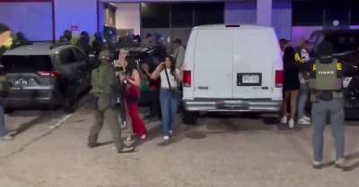ICE Immigration Raid On Nightclub
