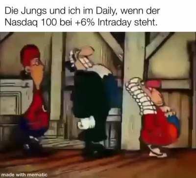 Trotzdem alle fett in den Miesen.