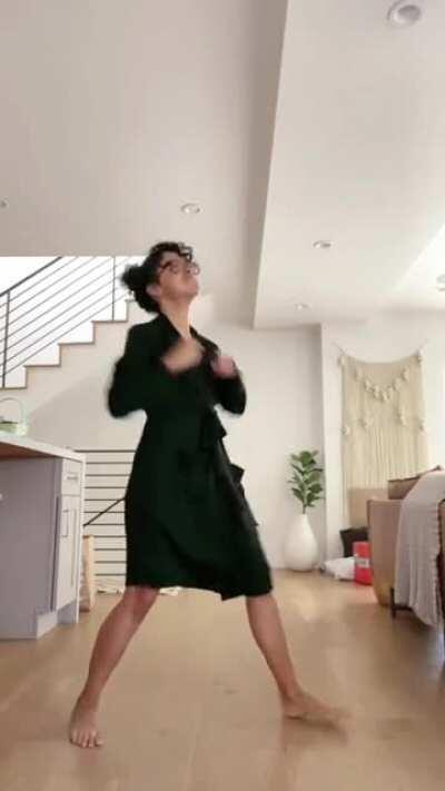 Liza near risky Easter dancing 🐰