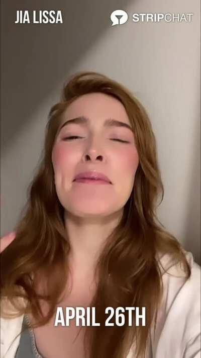 I can't believe Jia Lissa will be doing a live cam show in VR TONIGHT 9PM GMT. Can't wait!