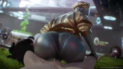 Ballerina riding hard (B1yck)