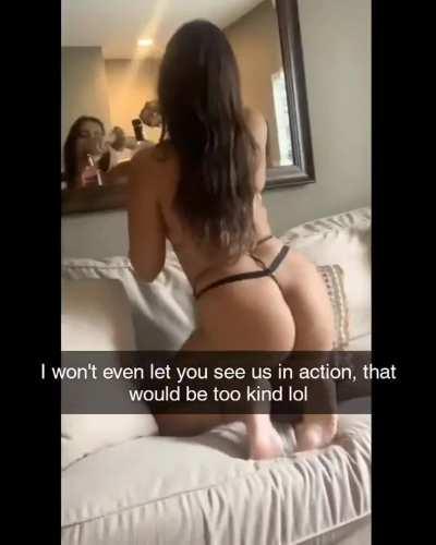 She knows you want to see her, and its exactly what she wants. You're going to jerk off to it arent you?