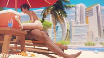 Tracer at the beach (Kreamu)