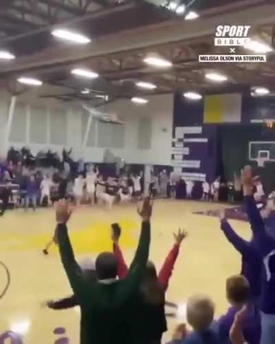 Kid had to make 4 shots in 25 seconds to win 10k