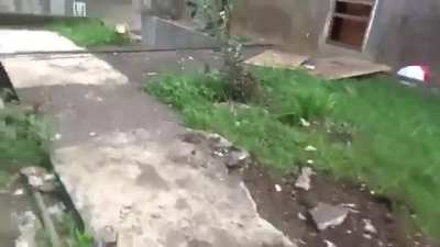 Maute-ISIS fighters are planning an attack. These fighters must navigate through tunnels to reach their safe house. Marawi Siege (2017)