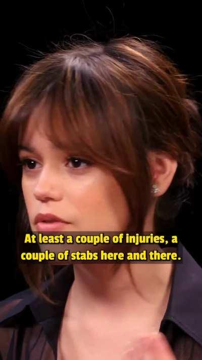 Jenna Ortega on Hot Ones