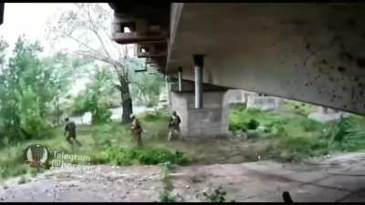 Ukrainian special forces destroy bridge to stop Russian offensive in Donbass