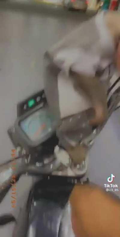 A man and his pet monkey