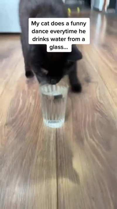 she drinking but she swimming