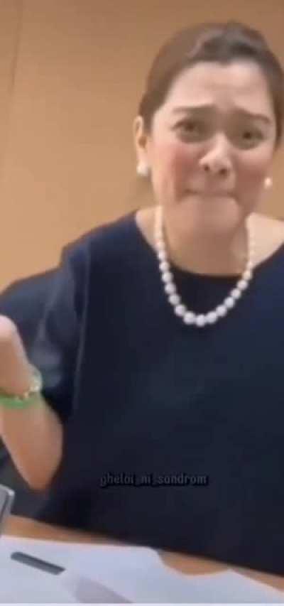 Ladies and gentlemen, the wife of the new BIR chief! God save the Philippines!