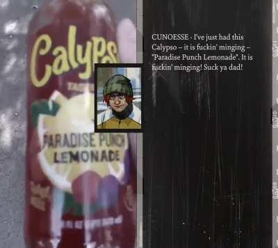 It's fuckin' minging!