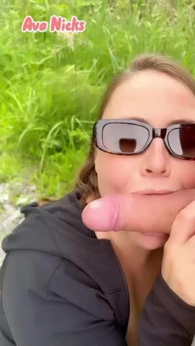 Would you keep fucking me if someone walked up?