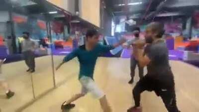 Oscar Isaac training for MOON KNIGHT - part 2... (via @madgenemedia IG)