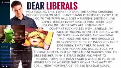 Voiced by Kermit the frog