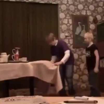 Magic trick gone wrong