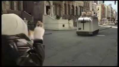 Neo and Morpheus caught singing JJs song