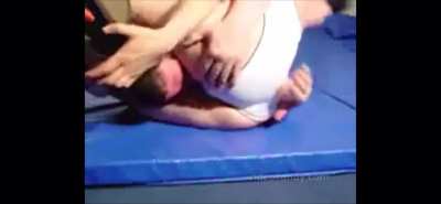 This video is a classic from the early 2000s. I’ve been trying to find it again. I know she’s not super sexy or anything, but the way she smothers him is insane. 