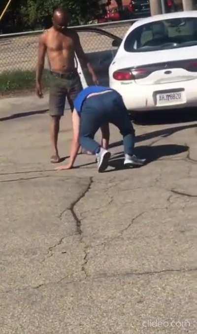 Karen gets the soul slapped out of her for stepping up to the wrong one