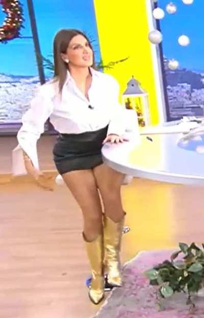 Σταματίνα Τσιμτσιλή upskirt 💦🍆💦🍆💦🍆