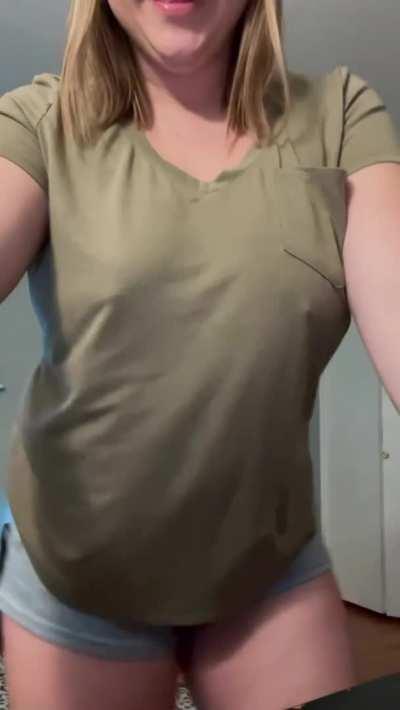 My bouncy natural mom tits
