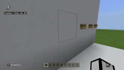 I made a 3 way piston door