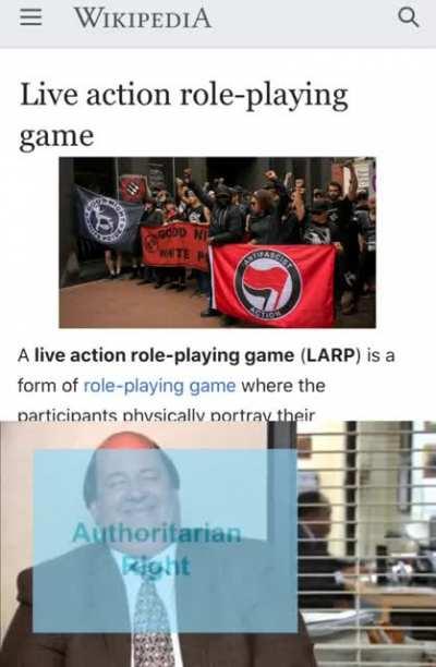 As funny as this I do not condone using Wikipedia as a political battleground