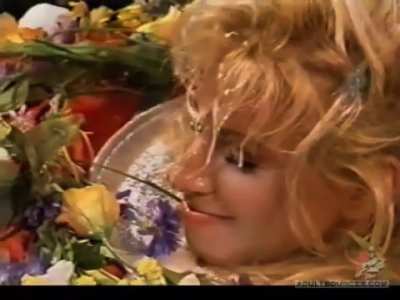 She is served up like a Thanksgiving turkey