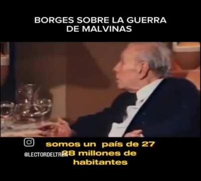 Borges sobre la Guerra de Malvinas