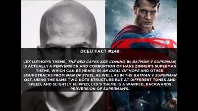 OTHER: Lex Luthor's BvS theme is actually a perversion and corrupted version of Zimmer's Superman Theme - to symbolize the dynamic between the two Titans!